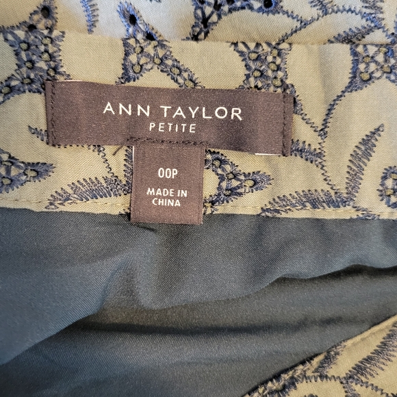 Ann Taylor Eyelet Skirt - Picture 2 of 5